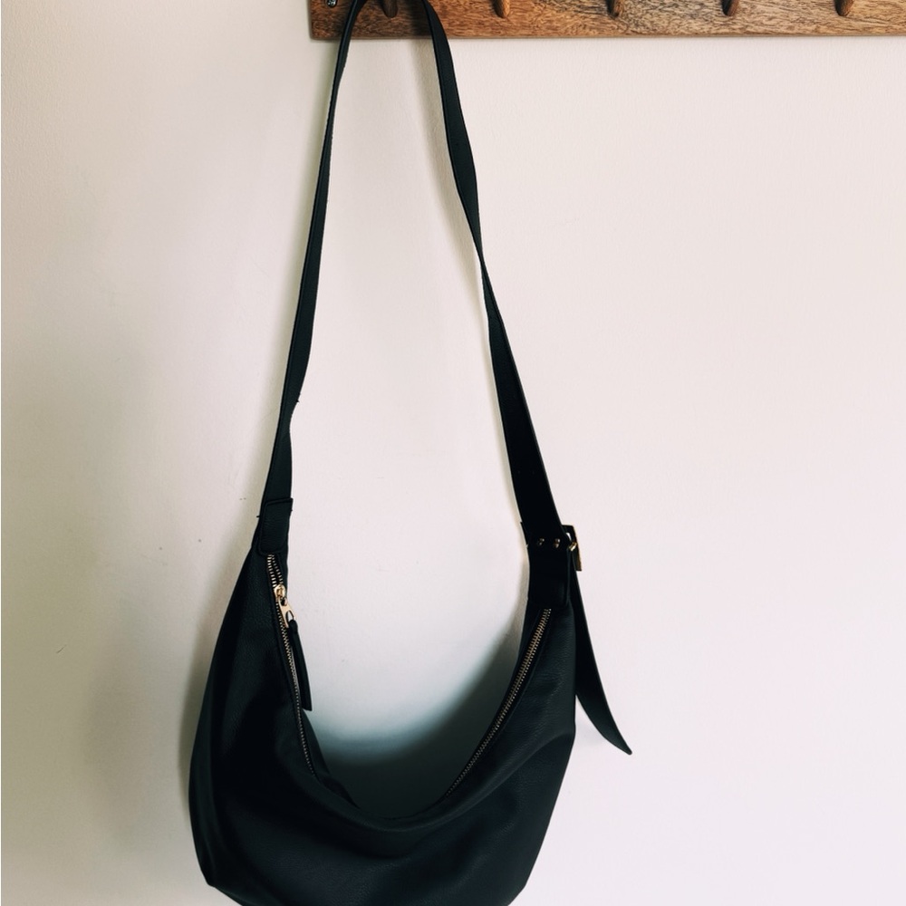 Target Black Shoulder Bag Minimalist Design